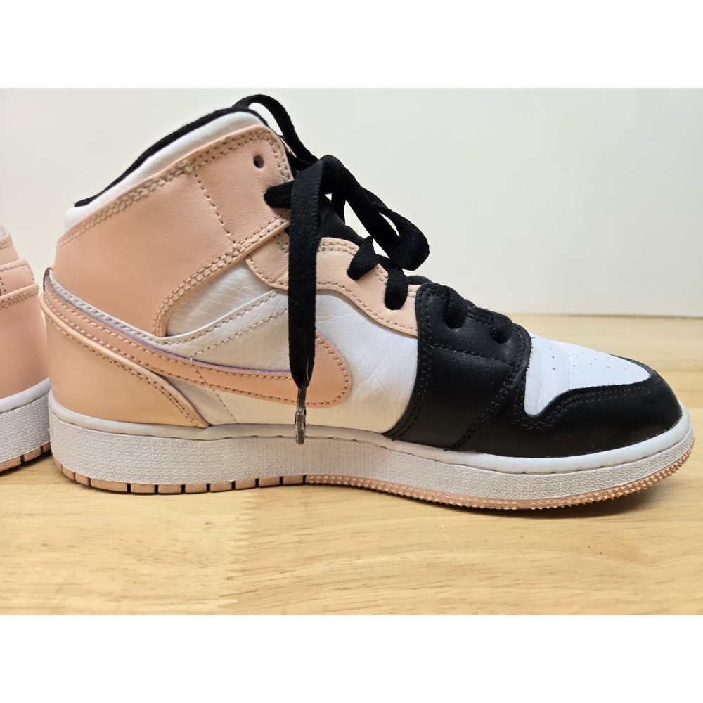 Nike Air Jordan 1 Mid Shoes Youth Size 5.5Y "Arctic Orange" - Picture 5 of 12